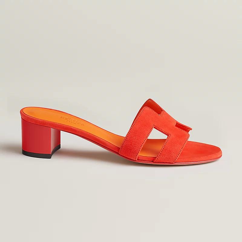 Giày Hermes Oasis Sandal Nữ Cam